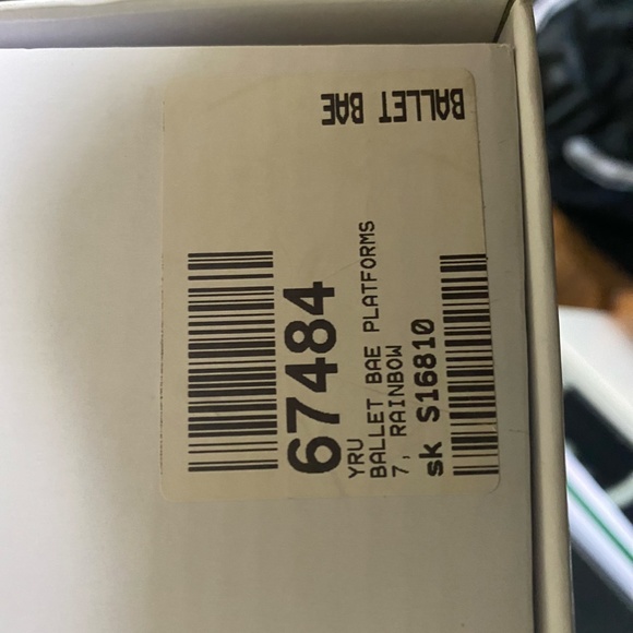 YRU x Dollskill RAINBOW BALLET BAE PLATFORMS sz 7 - Picture 5 of 7